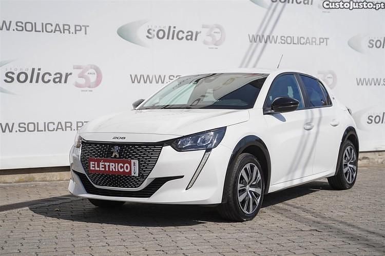 Branco Usado 2022 Peugeot e-208 Allure Citadino | € 18.500 (Preço elevado) - Imagem 1/1