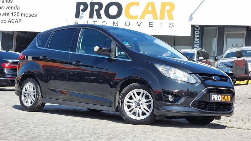 Preto Usado 2015 Ford C-MAX Titanium Monovolume | € 9.750 (Preço justo) - Imagem 1/4