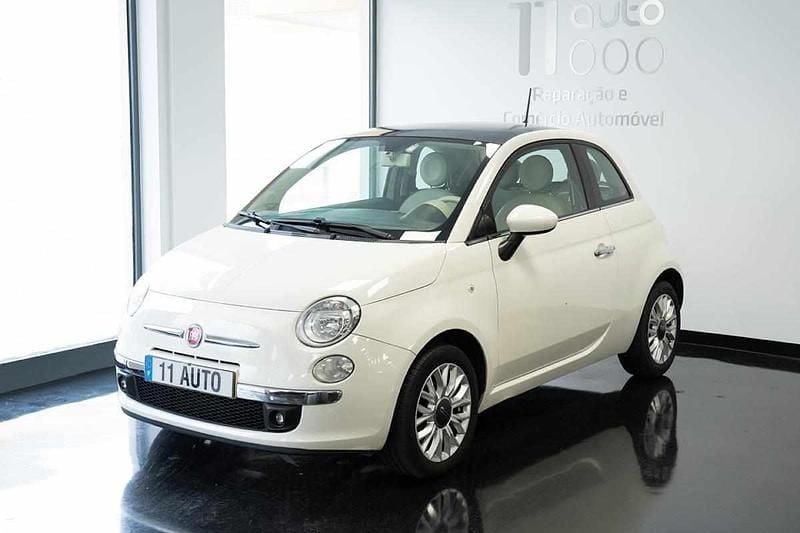 Branco Usado 2015 Fiat 500 Lounge Citadino | € 9.990 (Preço justo) - Imagem 1/4