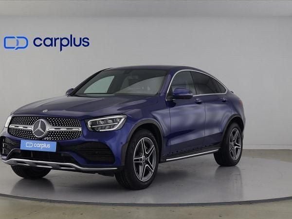 Azul Usado 2021 Mercedes GLC200 AMG line SUV | € 49.500 - Imagem 1/4
