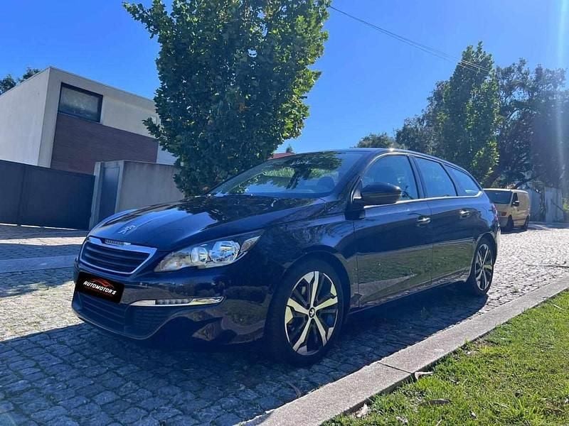 Azul Usado 2015 Peugeot 308 SW Carrinha | € 8.999 (Bom preço) - Imagem 1/4