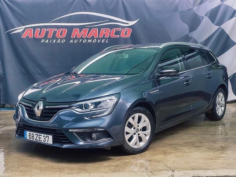 Cinza Usado 2019 Renault Mégane GrandTour LIMITED Carrinha | € 13.990 (Preço justo) - Imagem 1/4