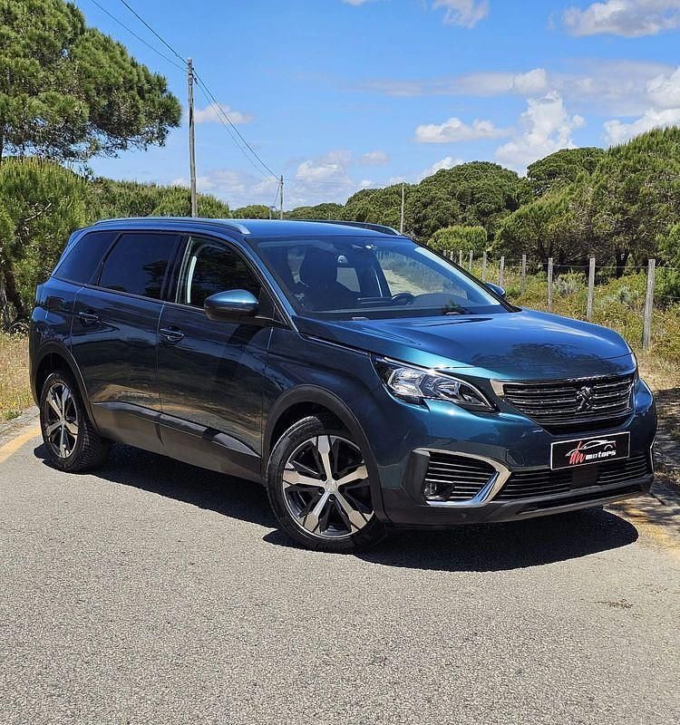 Azul Usado 2019 Peugeot 5008 Crossway Monovolume | € 20.990 (Preço justo) - Imagem 1/4