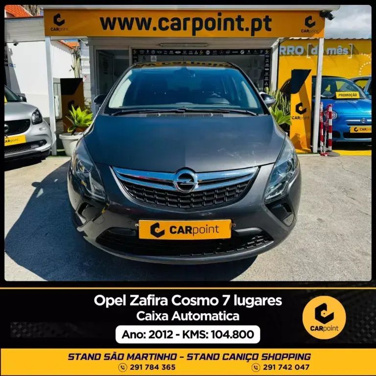 Cinzento Usado 2012 Opel Zafira Cosmo Monovolume | € 13.900 (Preço justo) - Imagem 1/4
