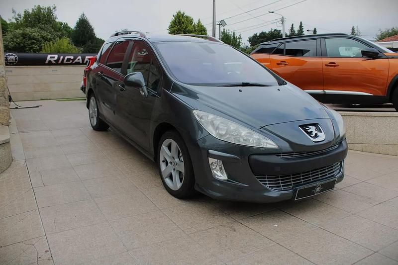 Usado Peugeot 308 SW Premium 110 HP (80 kW) 2009 Cinzento Carrinha