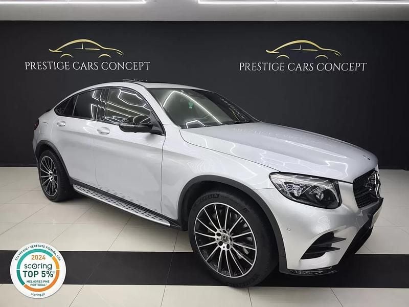 Usado Mercedes GLC250 AMG line 204 HP (150 kW) 2018 Cinza prata SUV