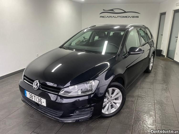 Usado VW Golf VII 105 HP (77 kW) 2014 Preto Carrinha