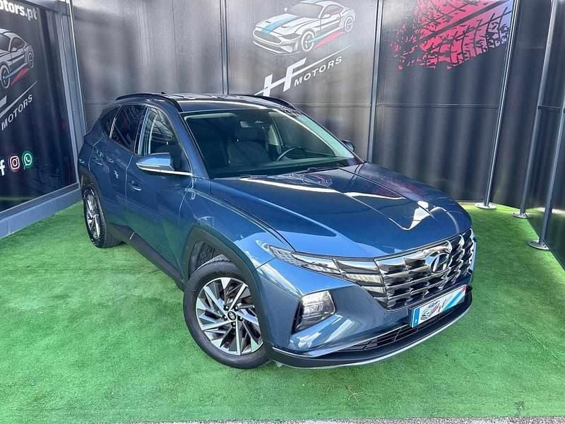 Usado Hyundai Tucson 150 HP (110 kW) 2021 Cinzento SUV
