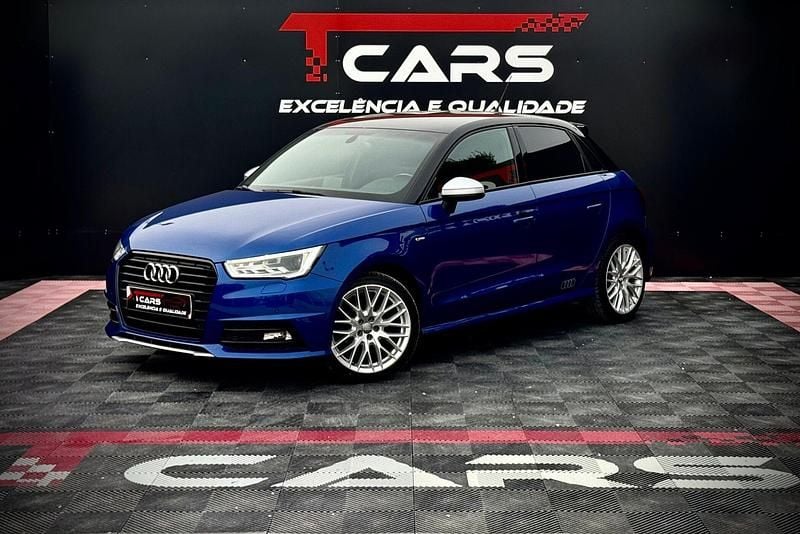 Azul Usado 2017 Audi A1 S-Line Citadino | € 16.900 - Imagem 1/4