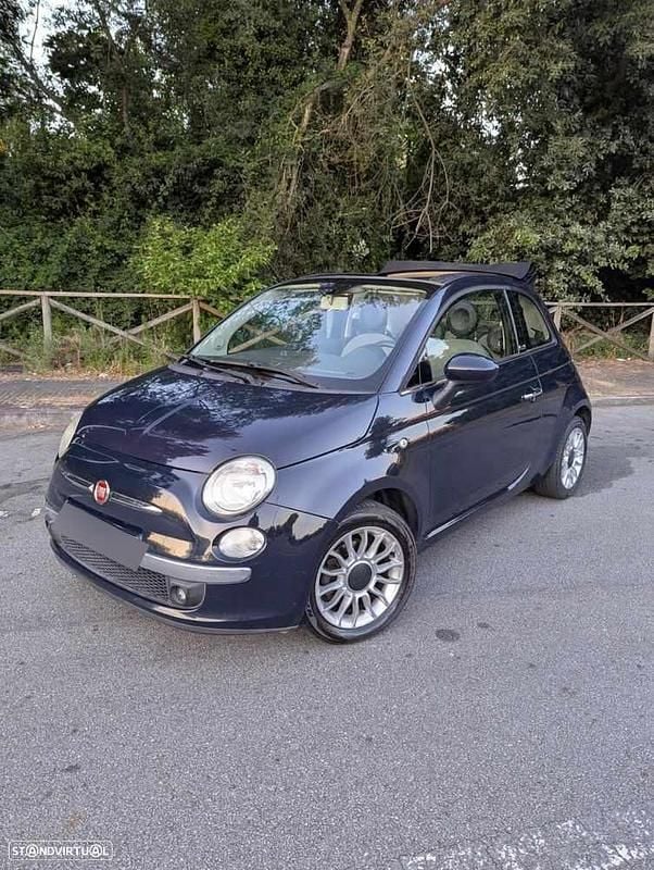 Azul Usado 2011 Fiat 500 Cabrios | € 6.500 (Bom preço) - Imagem 1/4
