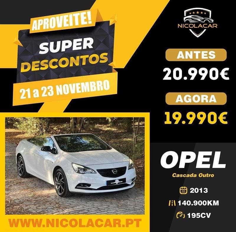 Branco Usado 2013 Opel Cascada Cabrios | € 19.990 - Imagem 1/4