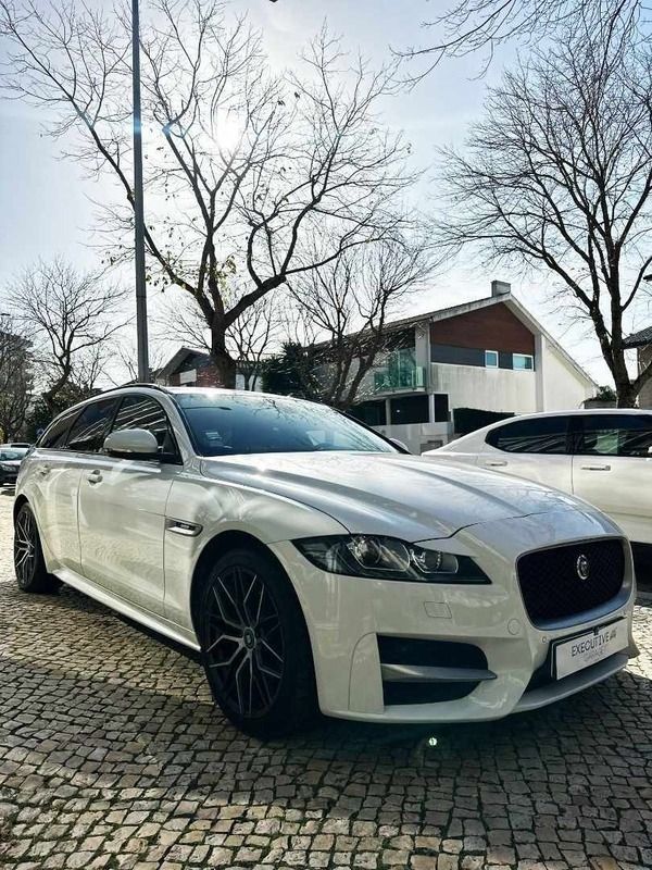 Branco Usado 2017 Jaguar XF Sportbrake R-Sport Carrinha | € 26.900 - Imagem 1/4