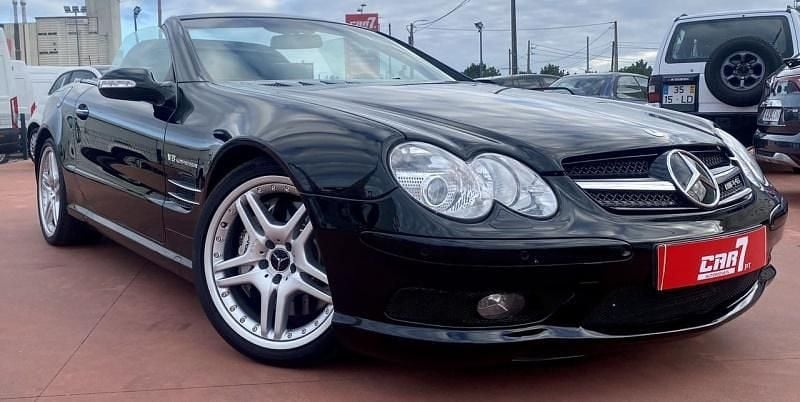 Preto Usado 2002 Mercedes SL55 AMG AMG Cabrios | € 54.990 - Imagem 1/4