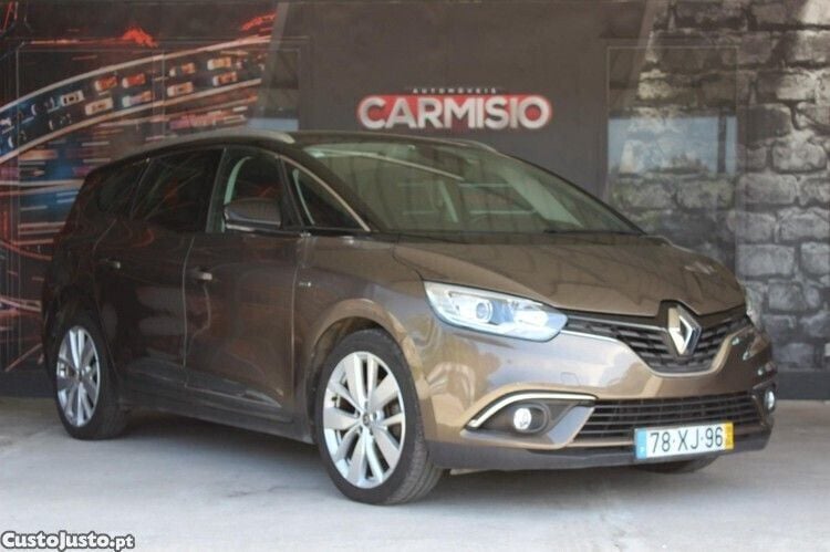 Castanho Usado 2019 Renault Grand Scénic IV LIMITED Monovolume | € 16.900 - Imagem 1/1