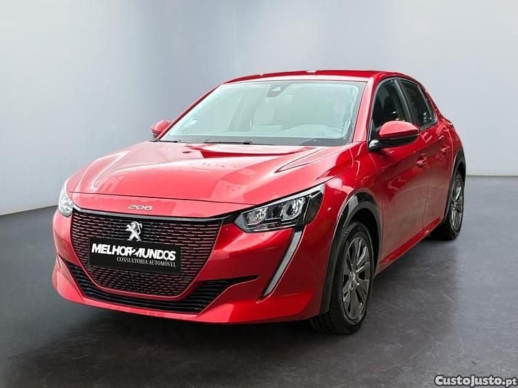 Vermelho Usado 2021 Peugeot e-208 Active Citadino | € 16.950 (Preço justo) - Imagem 1/1