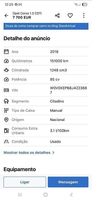 Usado Opel Corsa 95 HP (69 kW) 2018 Citadino