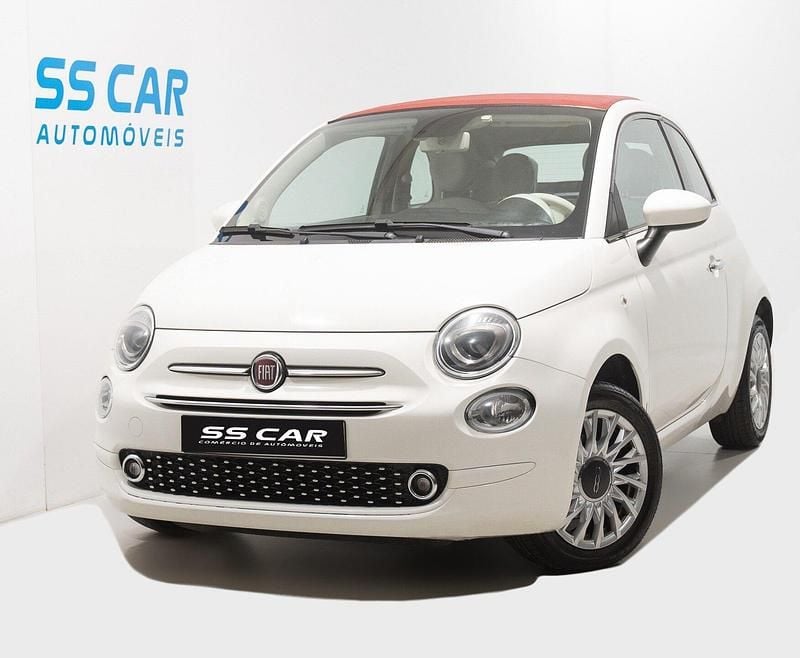 Branco Usado 2020 Fiat 500 Lounge Cabrios | € 12.480 (Preço justo) - Imagem 1/4