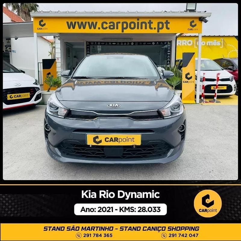 Cinzento Usado 2021 Kia Rio Citadino | € 16.900 (Preço elevado) - Imagem 1/4