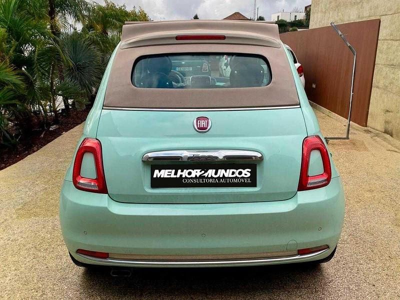 Usado Fiat 500C Collezione 69 HP (50 kW) 2015 Verde Cabrios