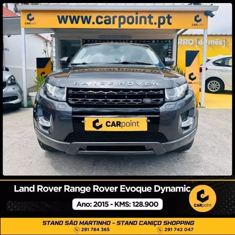 Cinzento Usado 2015 Land Rover Range Rover evoque Dynamic SUV | € 23.900 (Preço justo) - Imagem 1/4