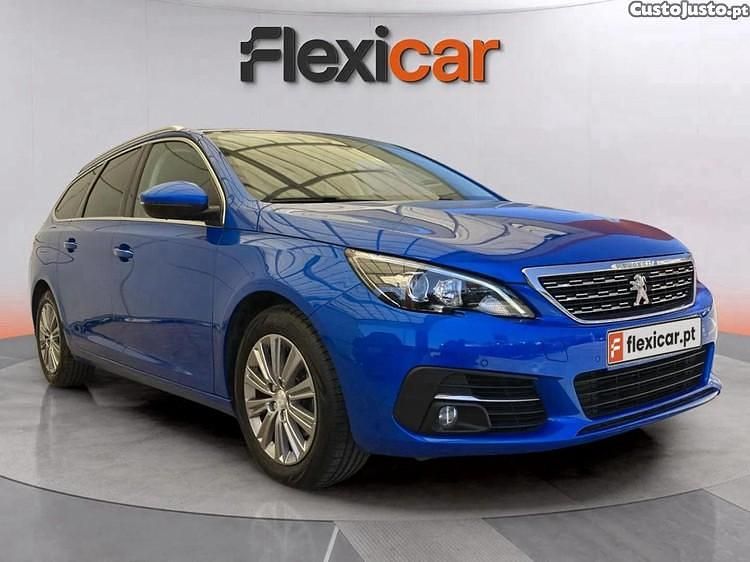 Azul Usado 2021 Peugeot 308 Allure Carrinha | € 15.990 (Bom preço) - Imagem 1/1
