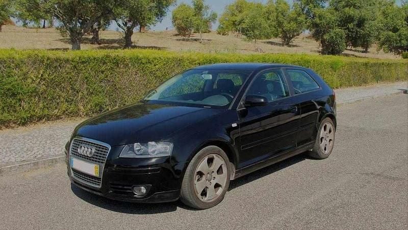 Preto Usado 2006 Audi A3 Citadino | € 10.990 (Preço justo) - Imagem 1/4