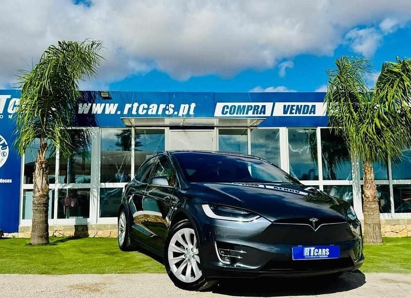 Cinza Usado 2018 Tesla Model X SUV | € 30.980 (Bom preço) - Imagem 1/4
