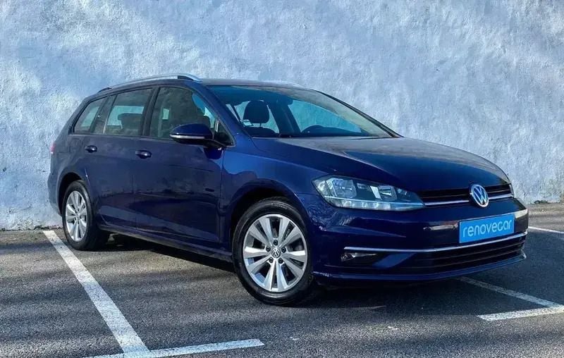 Azul Usado 2019 VW Golf VII Carrinha | € 13.900 (Bom preço) - Imagem 1/4