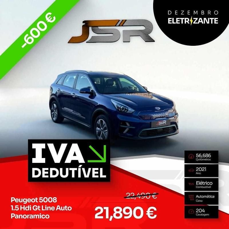 Azul Usado 2021 Kia e-Niro SUV | € 21.890 (Super Preço) - Imagem 1/4