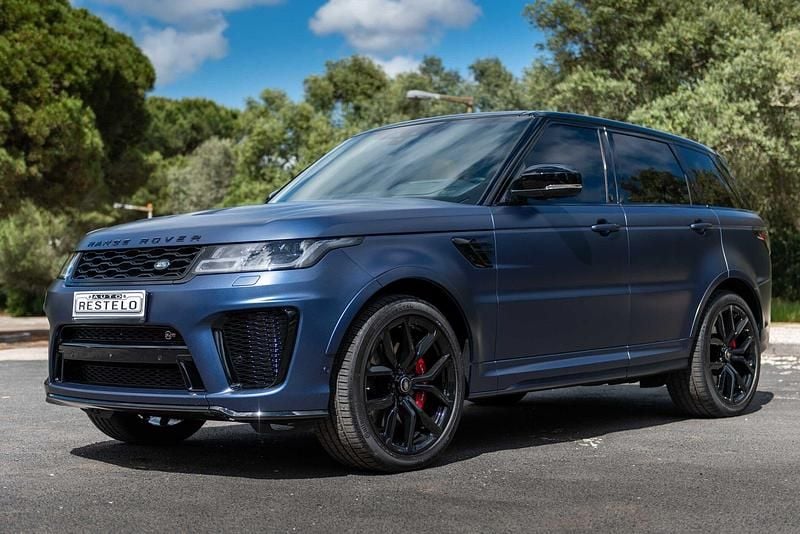 Azul Usado 2020 Land Rover Range Rover SVR SUV | € 115.000 - Imagem 1/4