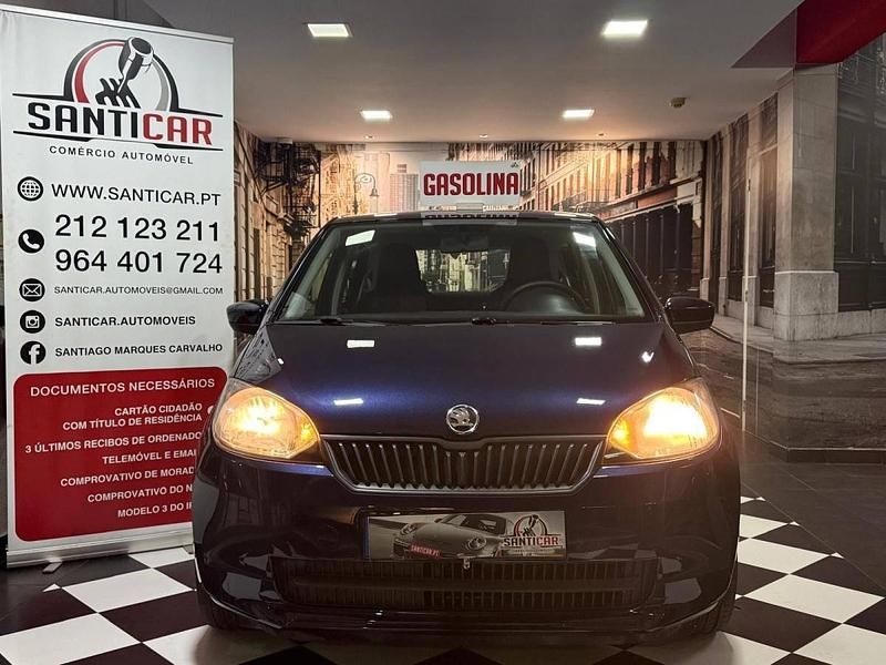 Usado Skoda Citigo Active 60 HP (44 kW) 2013 Azul Citadino