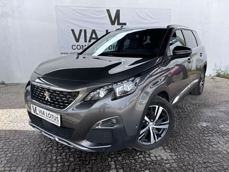 Cinza escuro Usado 2019 Peugeot 5008 GT-line Monovolume | € 23.500 (Preço justo) - Imagem 1/4