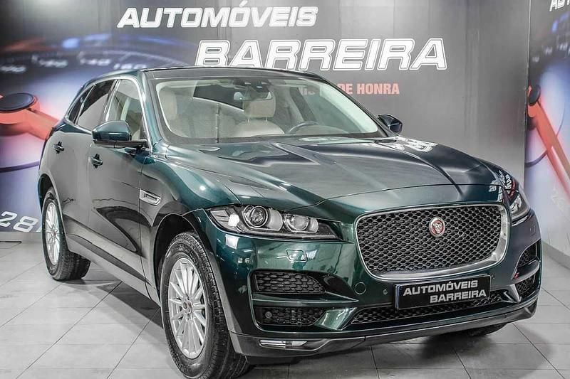 Verde escuro Usado 2016 Jaguar F-Pace Chequered Flag SUV | € 23.900 (Preço justo) - Imagem 1/4