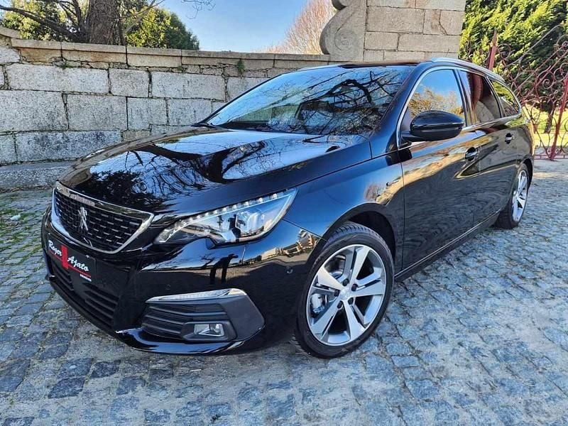 Usado Peugeot 308 SW 130 HP (95 kW) 2018 Preto Carrinha
