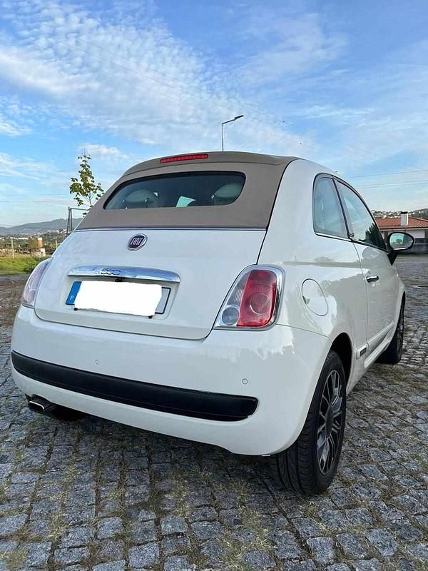 Usado Fiat 500 86 HP (63 kW) 2015 Branco Cabrios