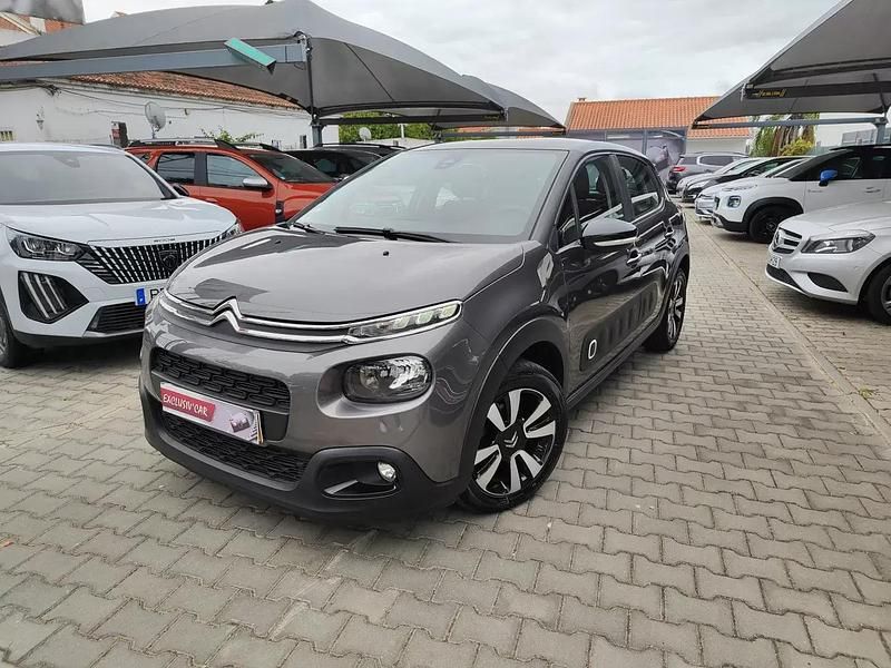 Cinza escuro Usado 2020 Citroën C3 Feel Citadino | € 13.900 (Preço justo) - Imagem 1/4