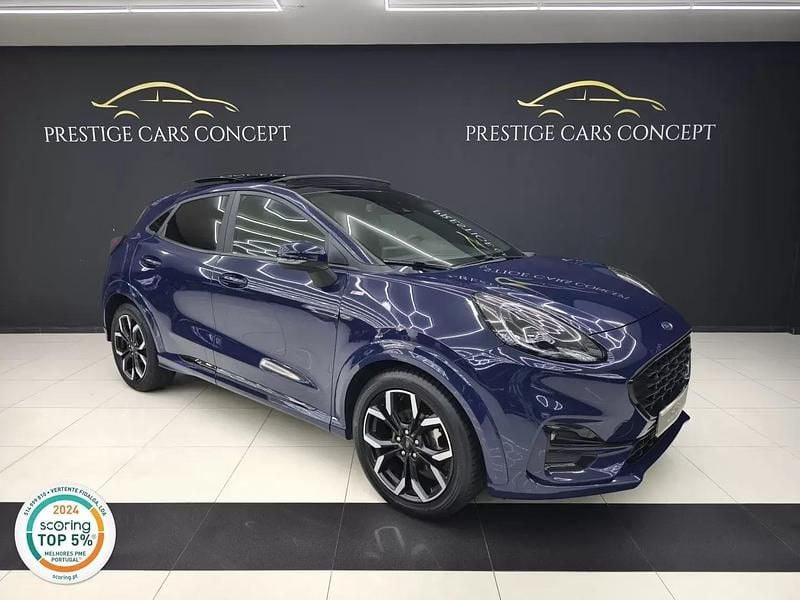 Azul escuro Usado 2021 Ford Puma ST-Line X SUV | € 17.950 - Imagem 1/4