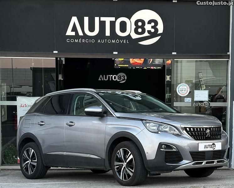Cinza Usado 2018 Peugeot 3008 Allure SUV | € 18.990 (Preço justo) - Imagem 1/1