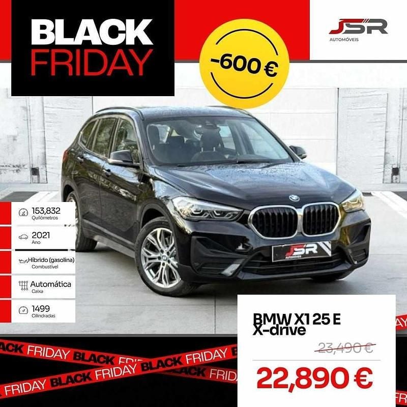 Preto Usado 2021 BMW X1 Performance SUV | € 22.890 (Bom preço) - Imagem 1/4