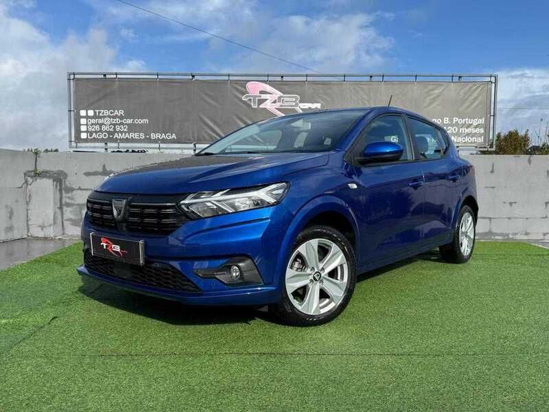 Azul Usado 2021 Dacia Sandero Journey Citadino | € 12.999 (Bom preço) - Imagem 1/4