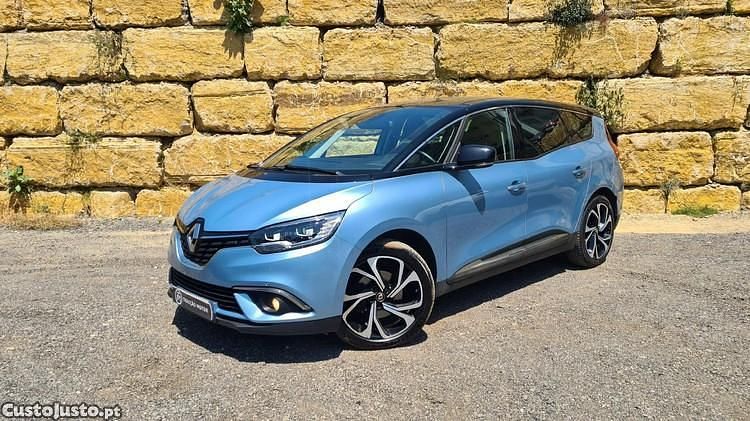 Azul Usado 2019 Renault Grand Scénic IV Intens Monovolume | € 21.000 (Preço justo) - Imagem 1/1