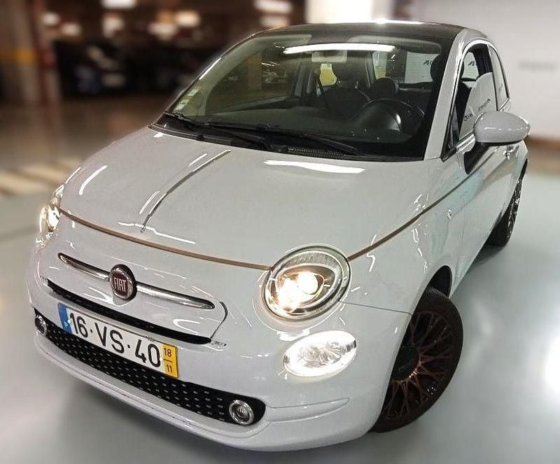 Usado Fiat 500 Collezione 69 HP (50 kW) 2018 Cinzento Citadino