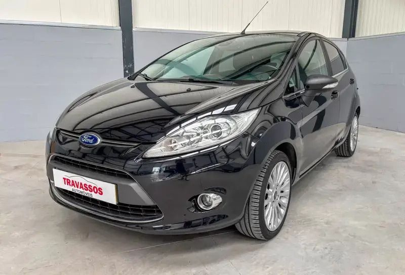 Preto Usado 2012 Ford Fiesta Titanium Citadino | € 8.400 (Preço elevado) - Imagem 1/4