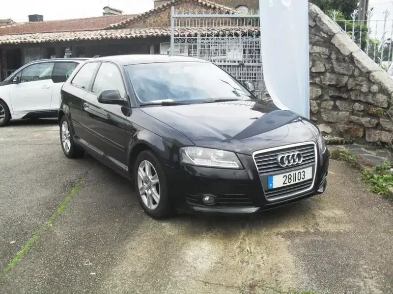 Preto Usado 2009 Audi A3 Attraction Coupé | € 12.350 (Preço justo) - Imagem 1/4
