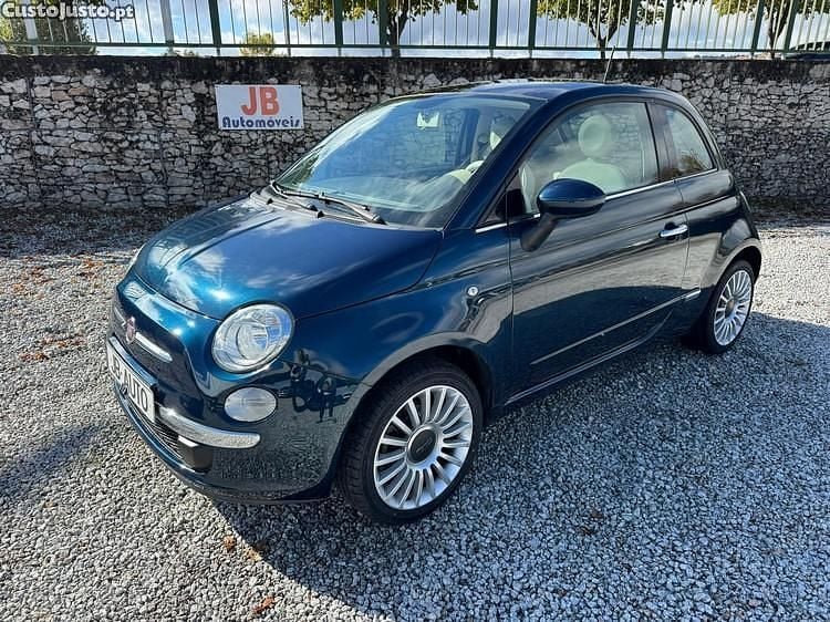 Azul Usado 2015 Fiat 500 Lounge | € 8.950 (Preço justo) - Imagem 1/1