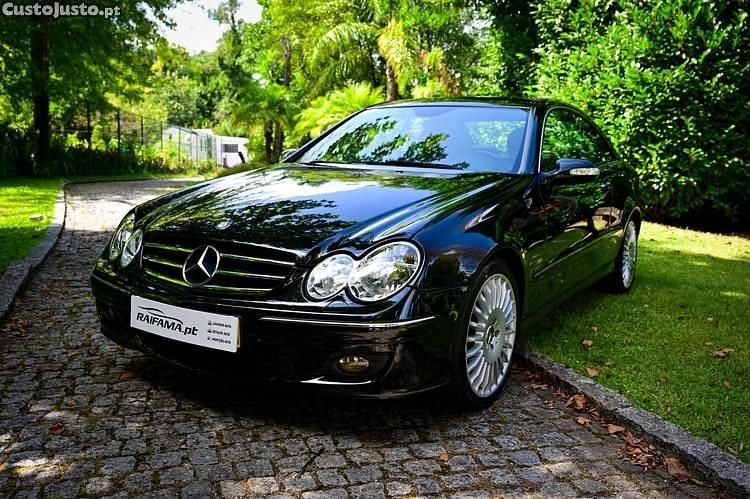 Preto Usado 2008 Mercedes CLK200 Avantgarde Coupé | € 12.900 - Imagem 1/1