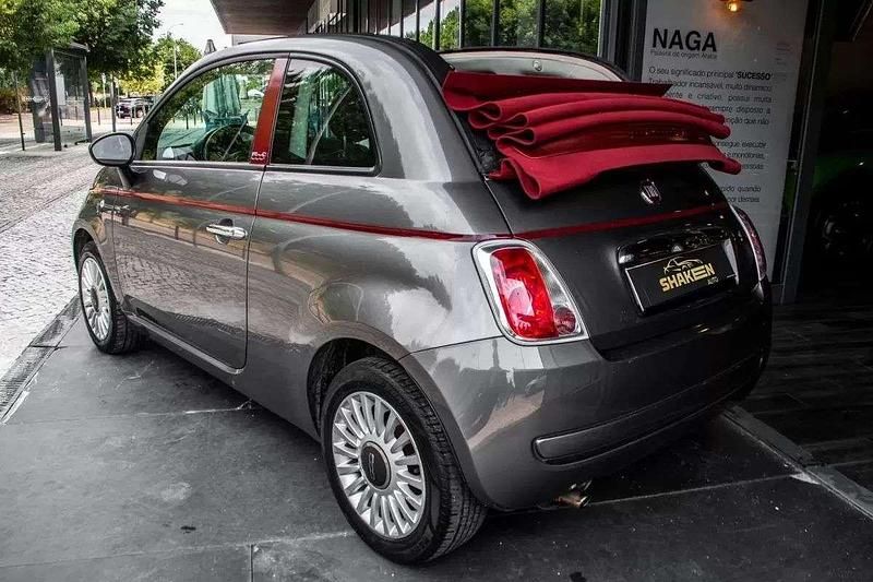 Cinzento Usado 2011 Fiat 500C Lounge Cabrios | € 8.490 (Preço justo) - Imagem 1/2