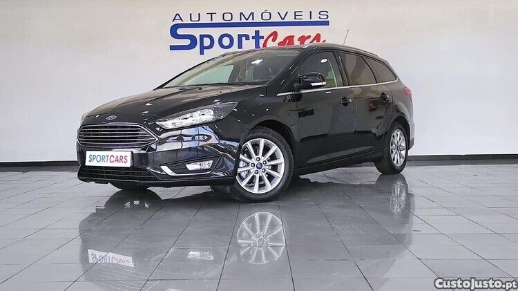 Preto Usado 2015 Ford Focus Titanium Carrinha | € 11.750 (Caro) - Imagem 1/1