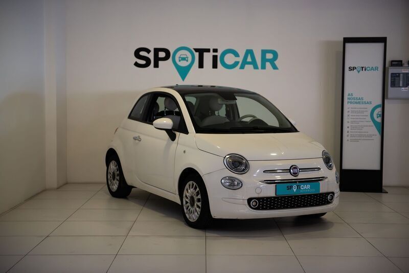 Branco Usado 2020 Fiat 500 Lounge Citadino | € 14.250 (Caro) - Imagem 1/4