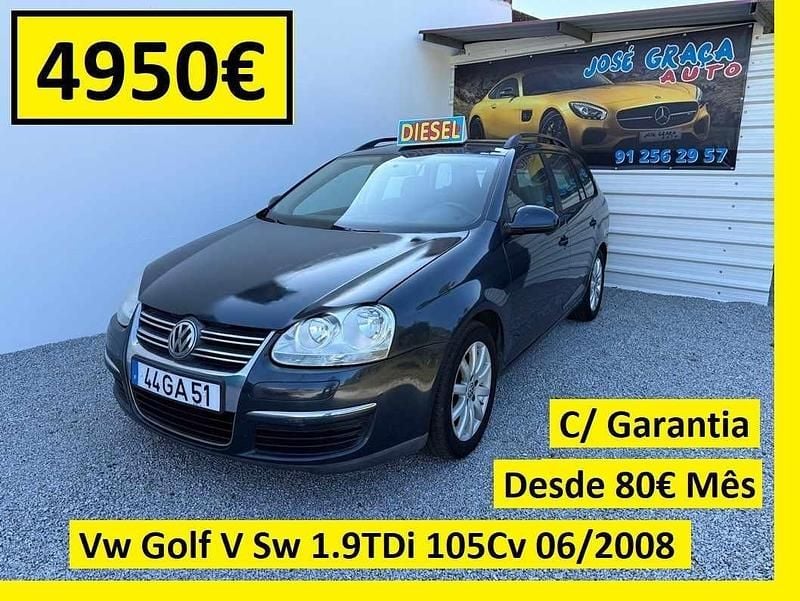 Azul Usado 2008 VW Golf VI Carrinha | € 4.950 (Preço justo) - Imagem 1/4